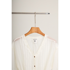 Ruffle Chiffon Blouse – White