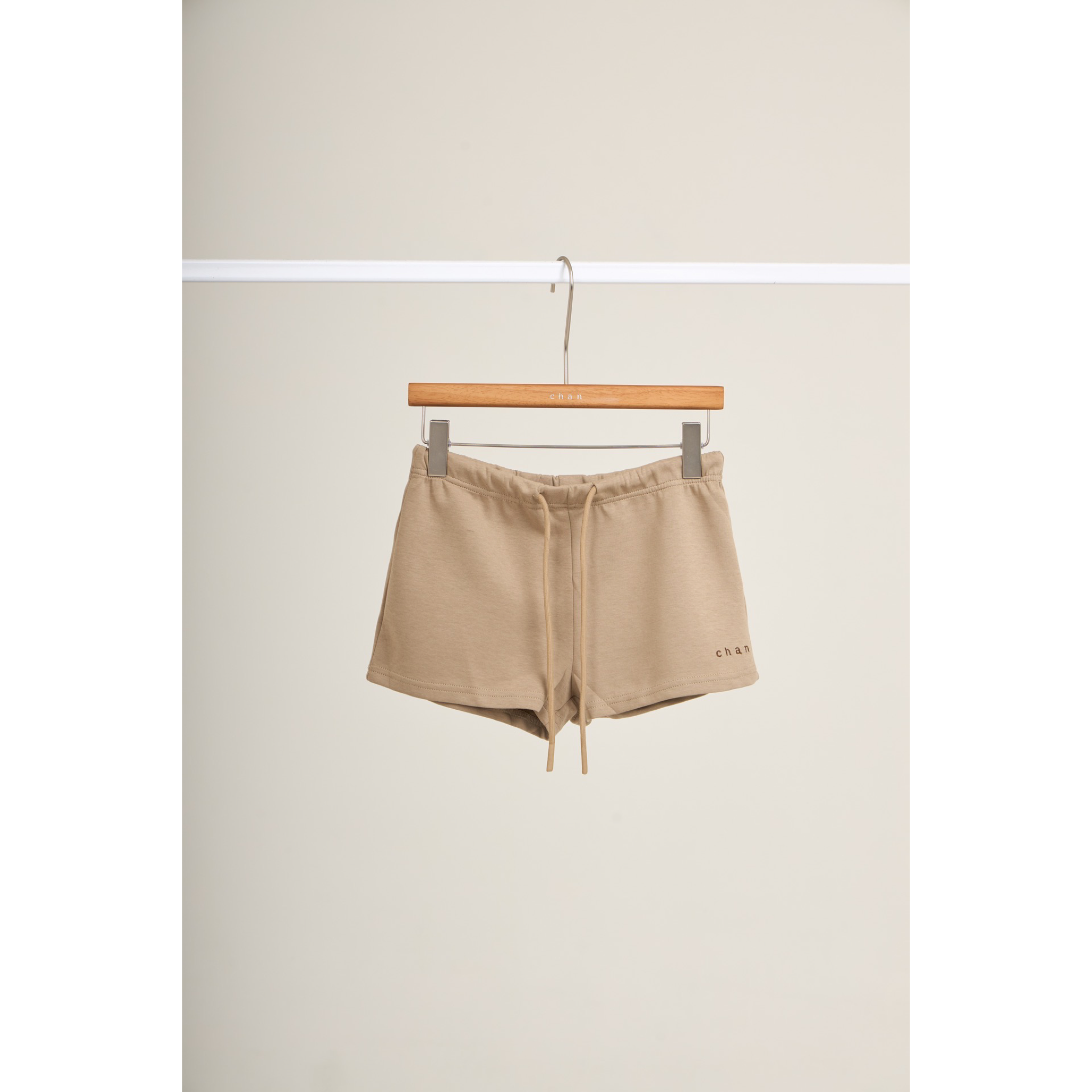 Long Sleeve Polo & Shorts Set  – Brown