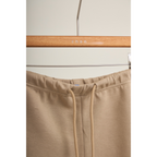 Long Sleeve Polo & Shorts Set  – Brown