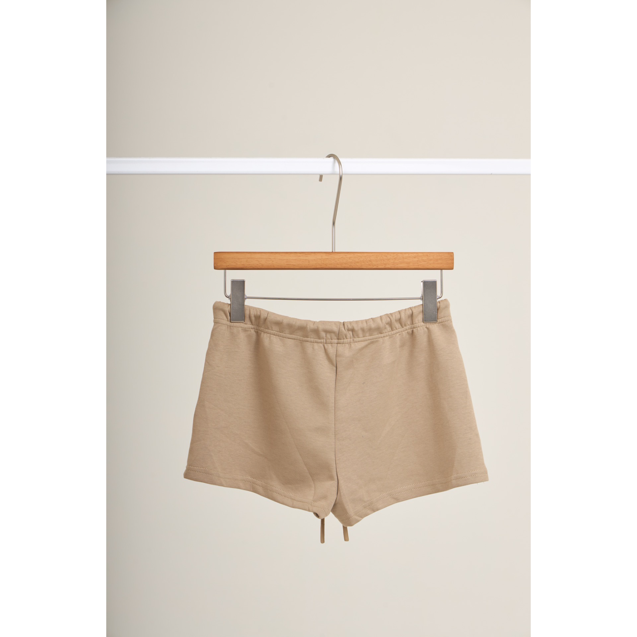 Long Sleeve Polo & Shorts Set  – Brown