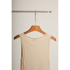 Sleeveless Maxi Dress – Beige