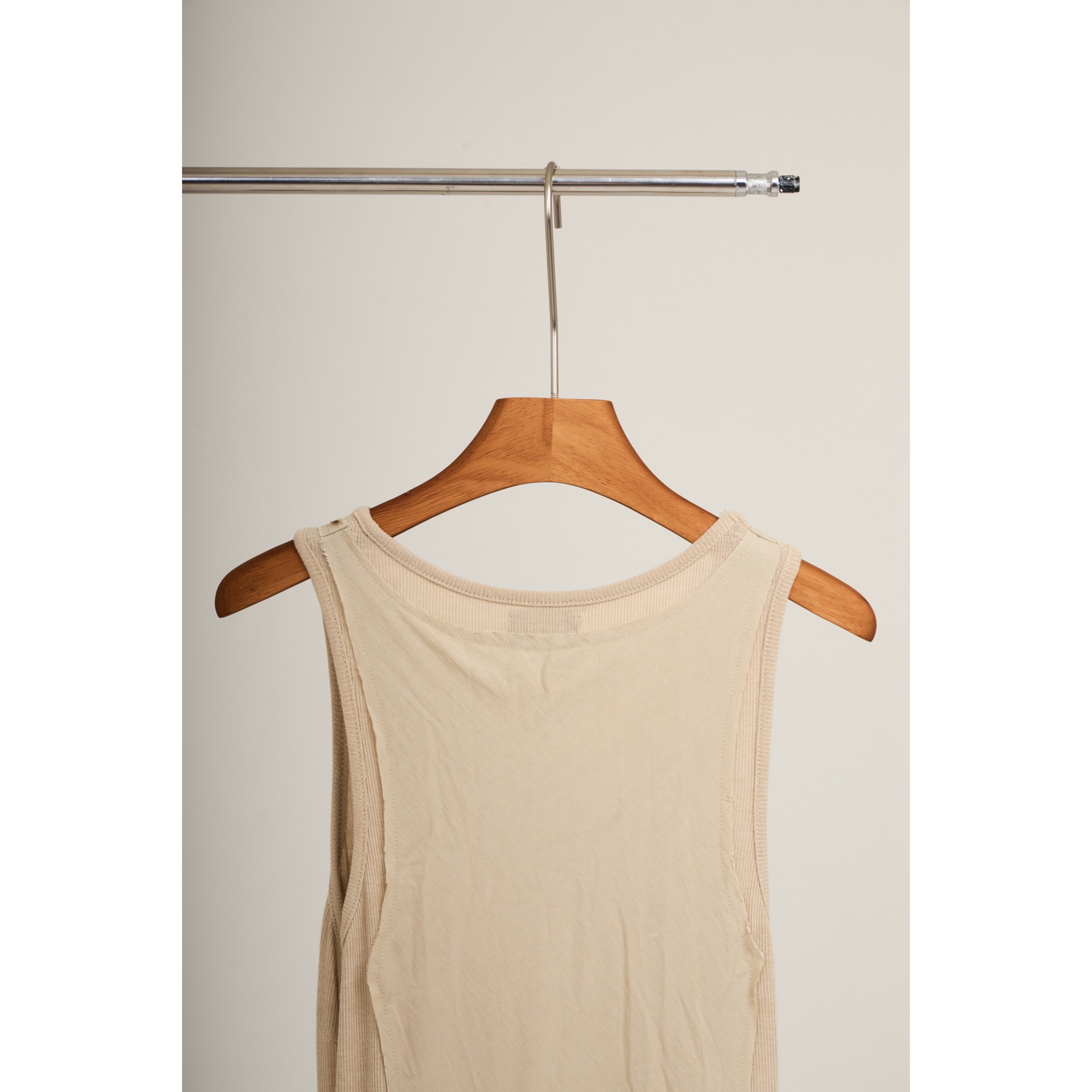 Sleeveless Maxi Dress – Beige