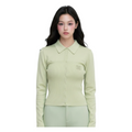 Ribbed Knit Shirt – Sage Green