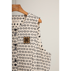 Fringe Vest – White Animal Print