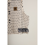 Fringe Vest – White Animal Print