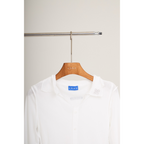 Double-Layer Sheer Shirt  – White