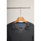 Double-Layer Sheer Shirt  – Grey