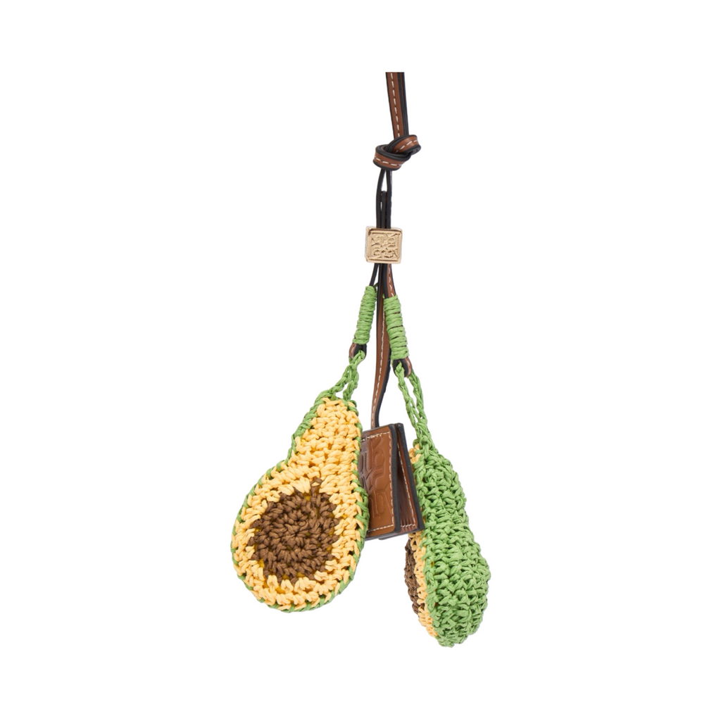 Fruity Crochet Bag Charm – Avocado