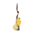 Fruity Crochet Bag Charm – Lemon