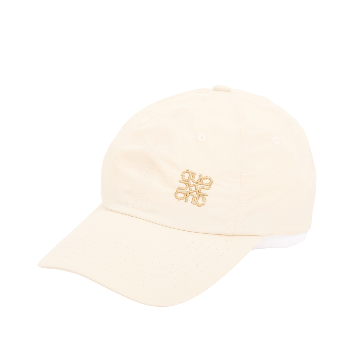 Logo Embroidery Cap – Beige