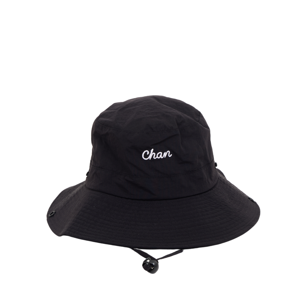 Logo Embroidery Bucket Hat – Black