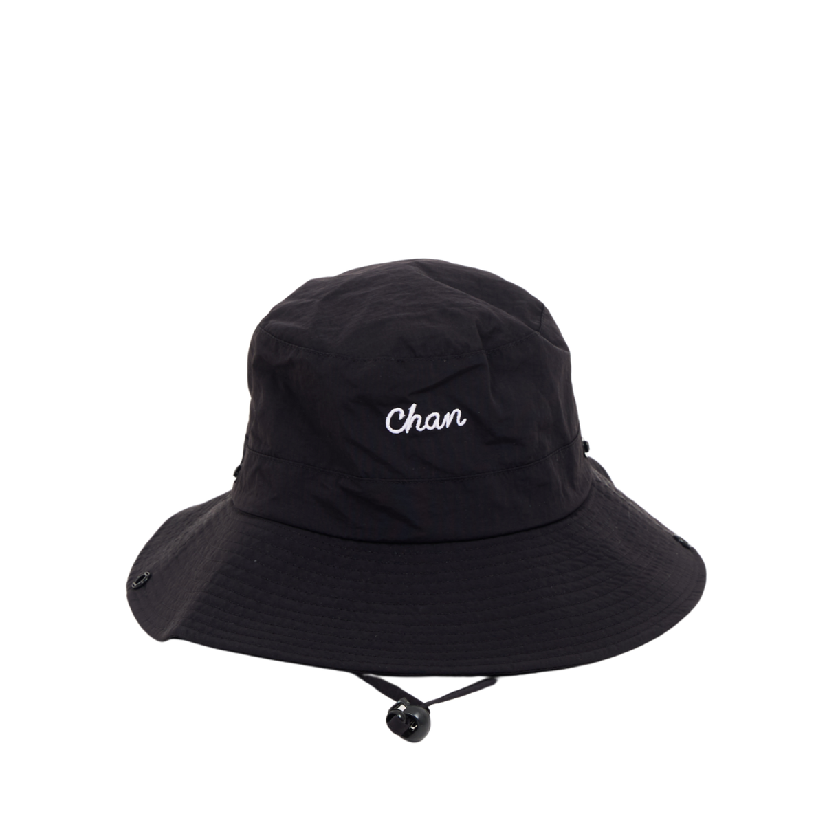 Logo Embroidery Bucket Hat – Black
