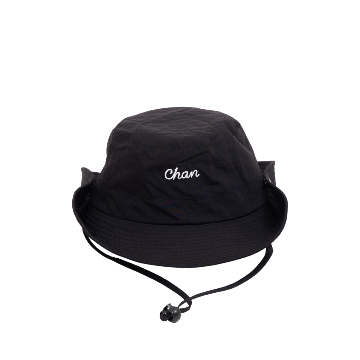 Logo Embroidery Bucket Hat – Black
