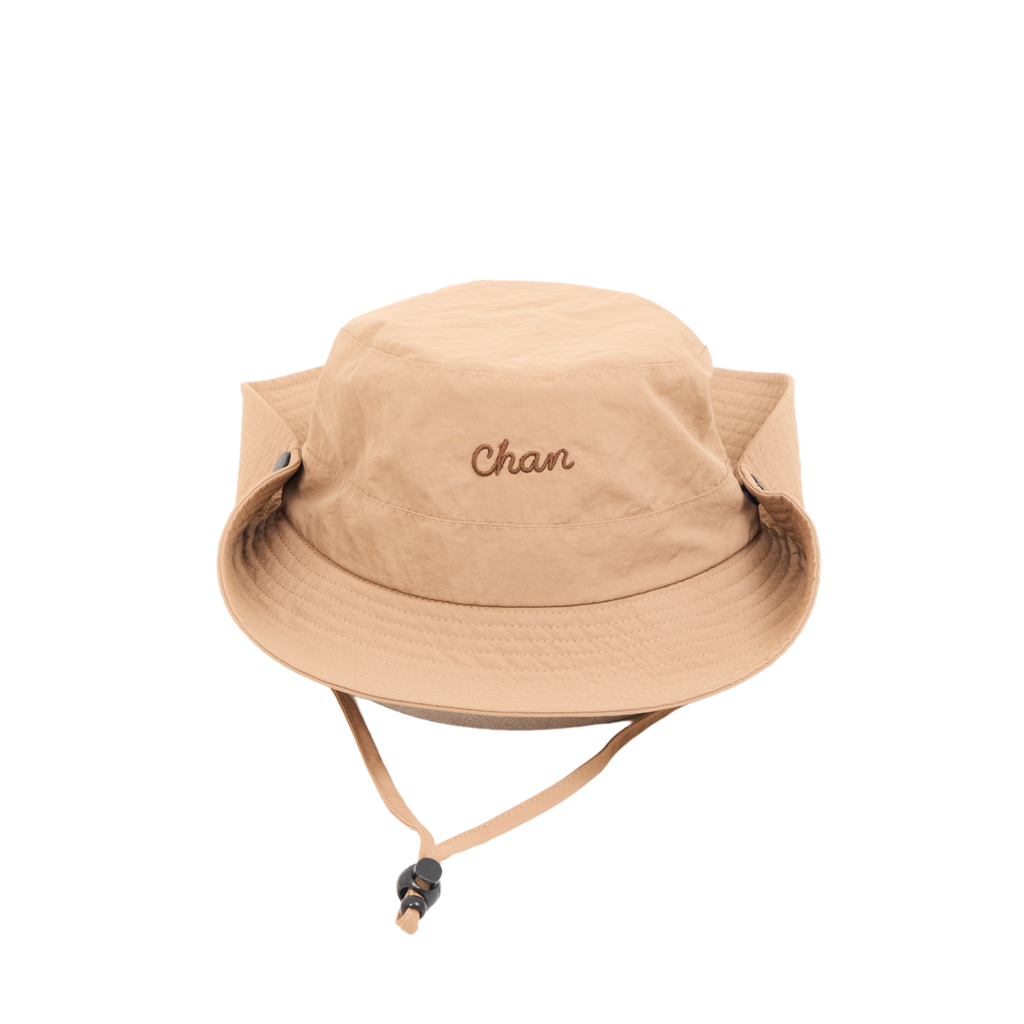 Logo Embroidery Bucket Hat – Khaki