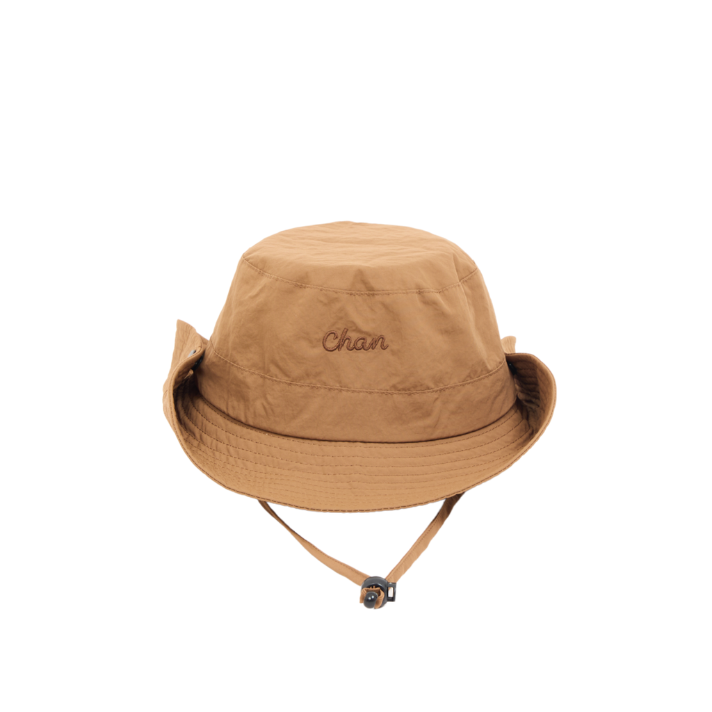Logo Embroidery Bucket Hat – Brown