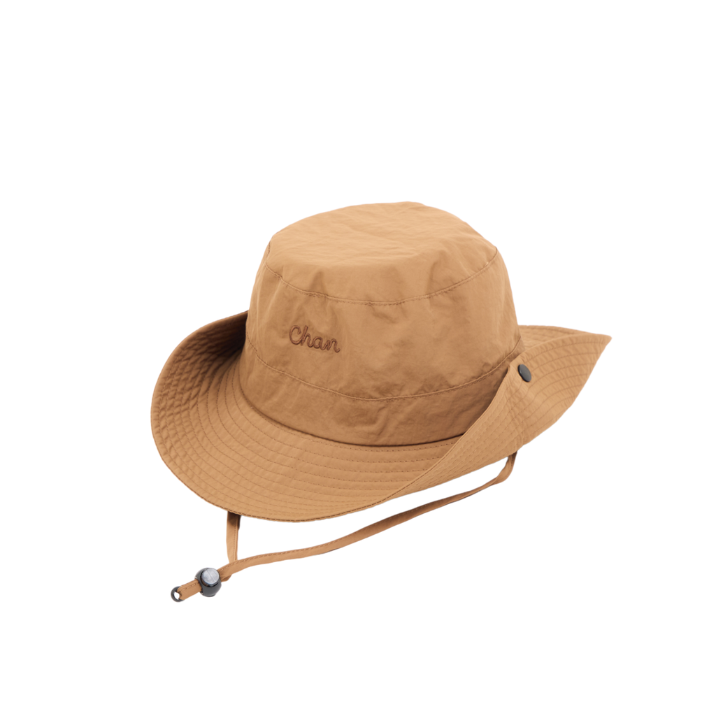 Logo Embroidery Bucket Hat – Brown