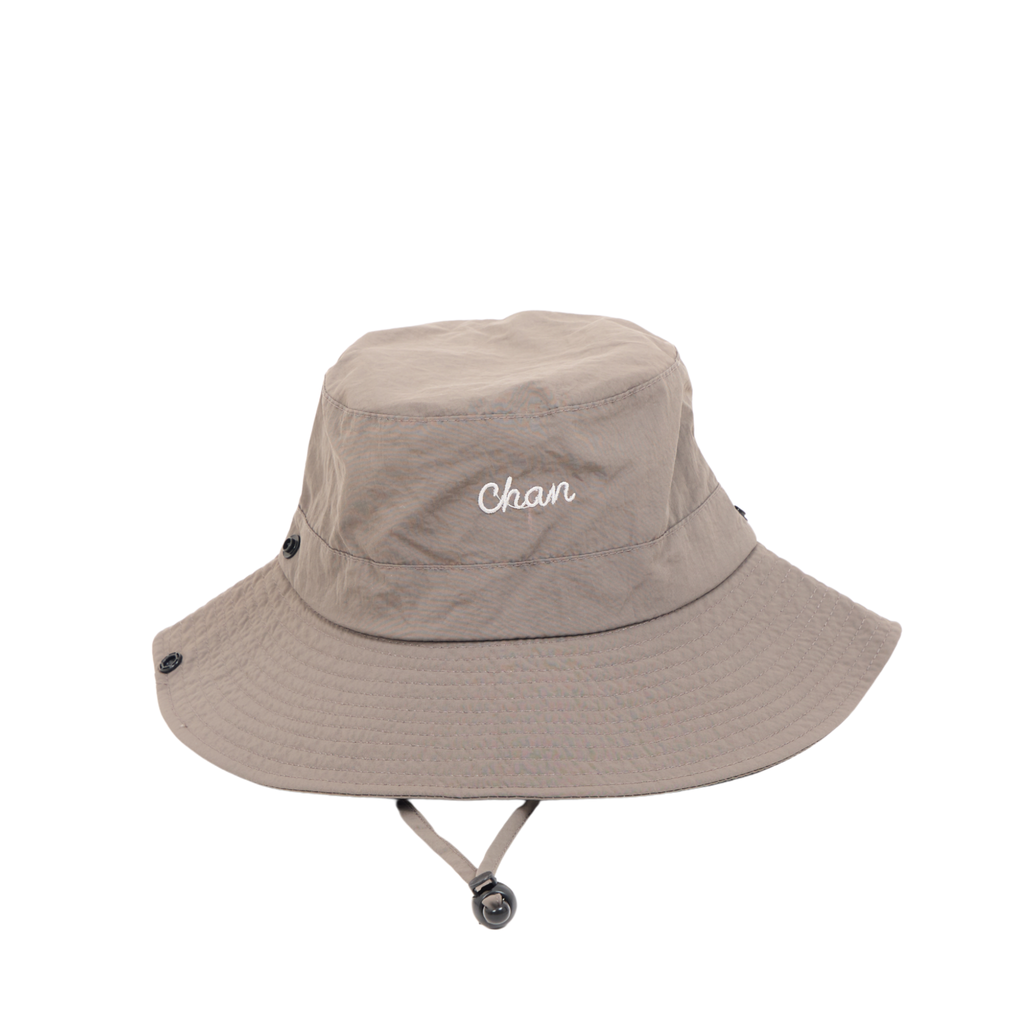 Logo Embroidery Bucket Hat – Grey