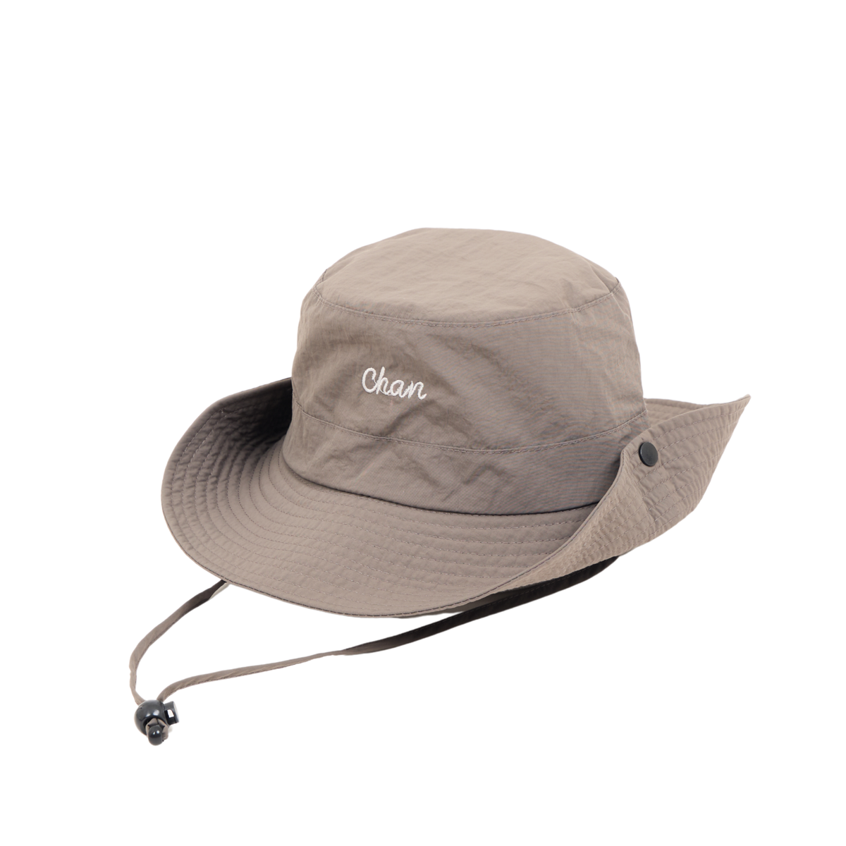 Logo Embroidery Bucket Hat – Grey