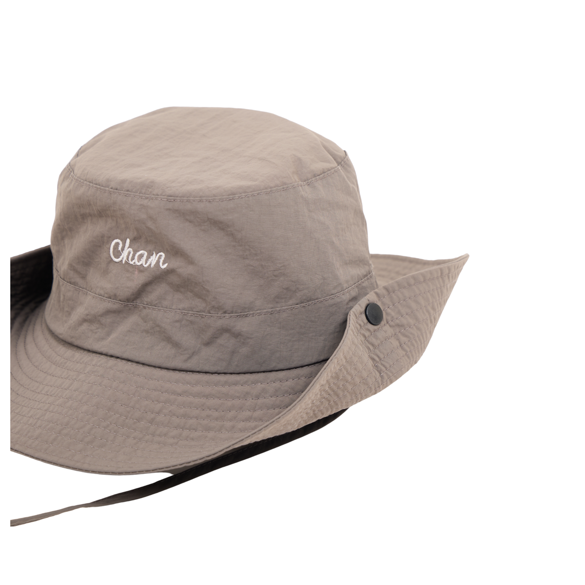 Logo Embroidery Bucket Hat – Grey