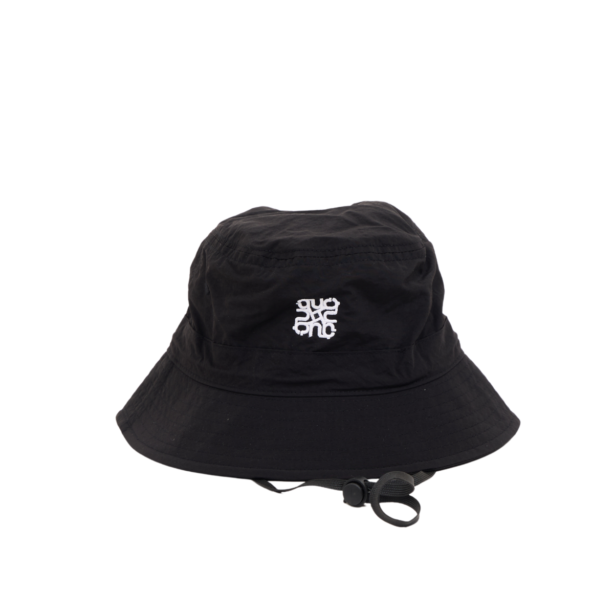 Logo Embroidery Bucket Hat – Black
