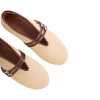 Journey –   Capri Mary Jane Flats – Oat
