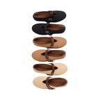 Journey –  Capri Mary Jane Flats – Milk Tea