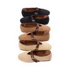 Journey –  Capri Mary Jane Flats – Milk Tea