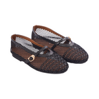 Journey –  Verona HandMesh Flats – Midnight