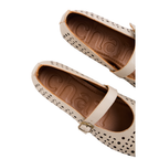 Journey – Siena Calfskin Mary Jane Flats – Smoky Grey