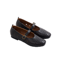Journey – Siena Calfskin Mary Jane Flats – Midnight