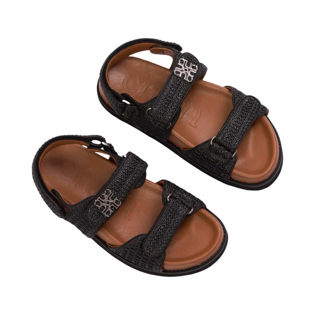 Riviera – Positano Monogram Sandals – Midnight