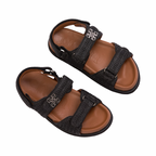 Riviera – Positano Monogram Sandals – Midnight