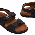 Riviera – Positano Monogram Sandals – Midnight