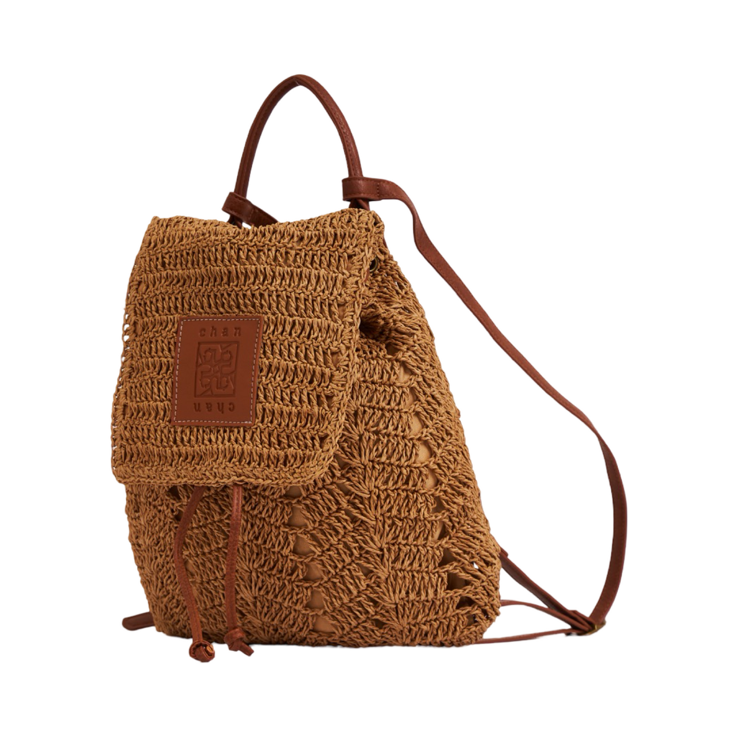 Everyday Earth – Straw Backpack – Brown