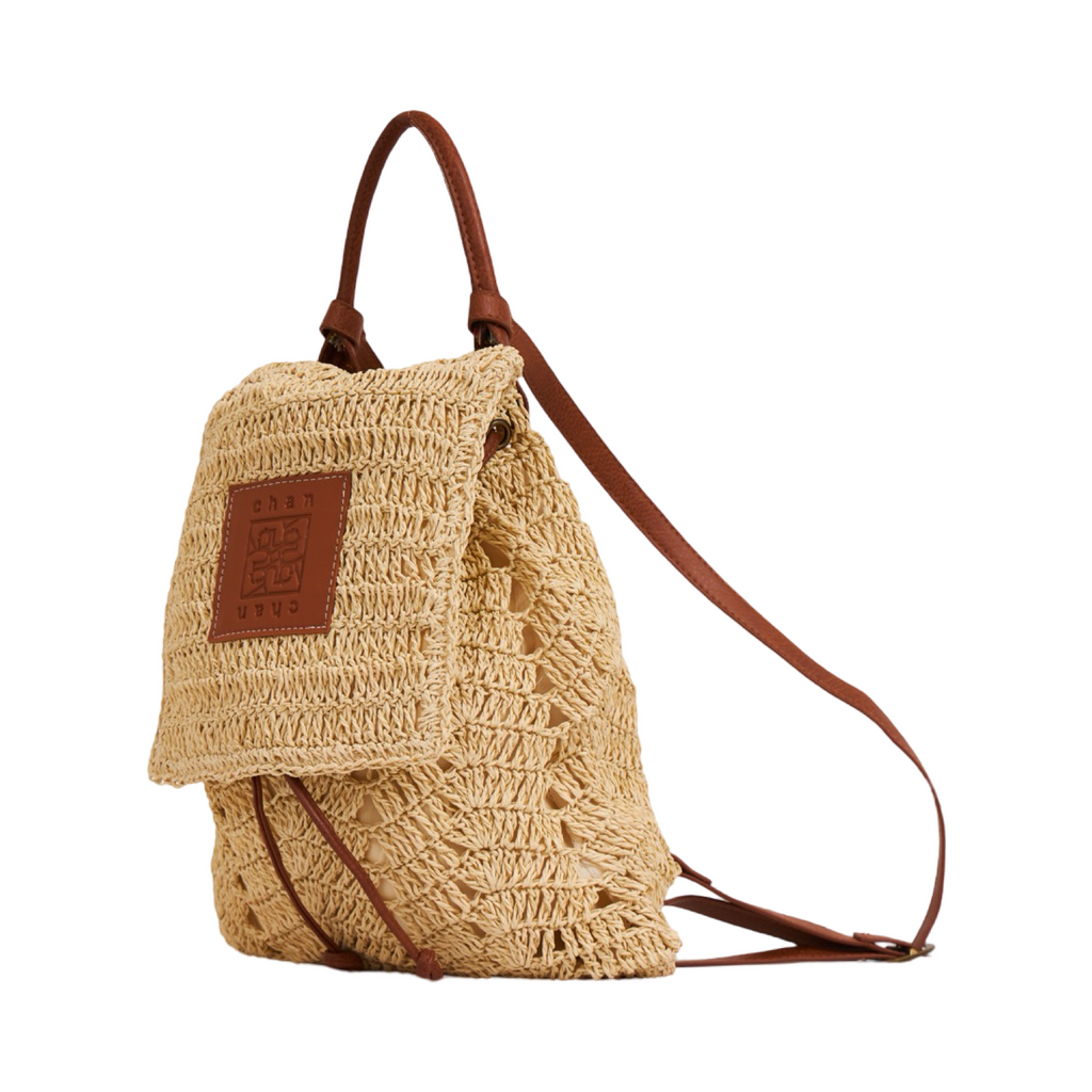 Everyday Earth – Straw Backpack – Beige