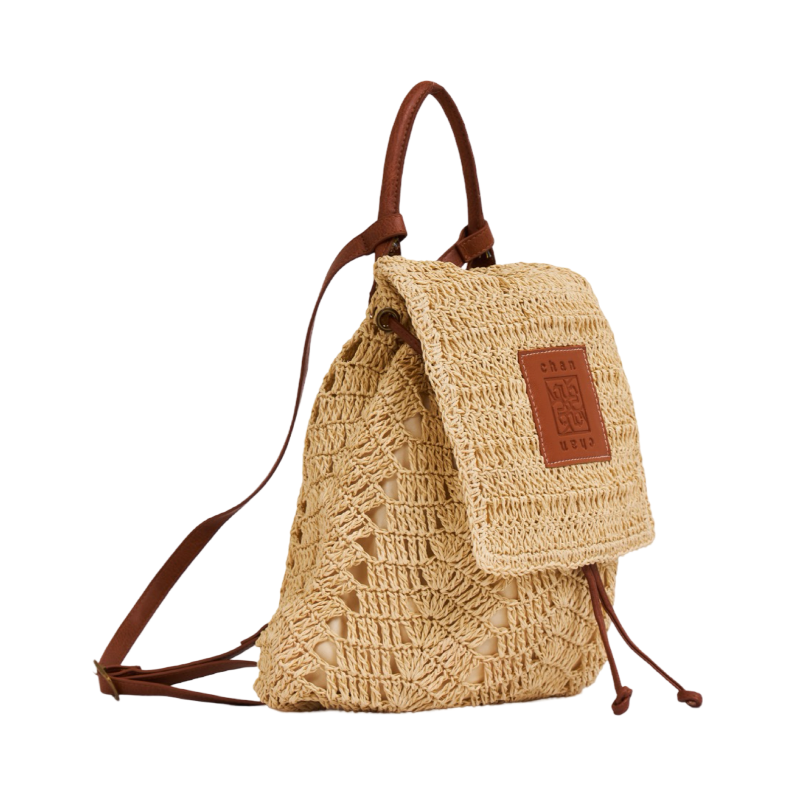 Everyday Earth – Straw Backpack – Beige