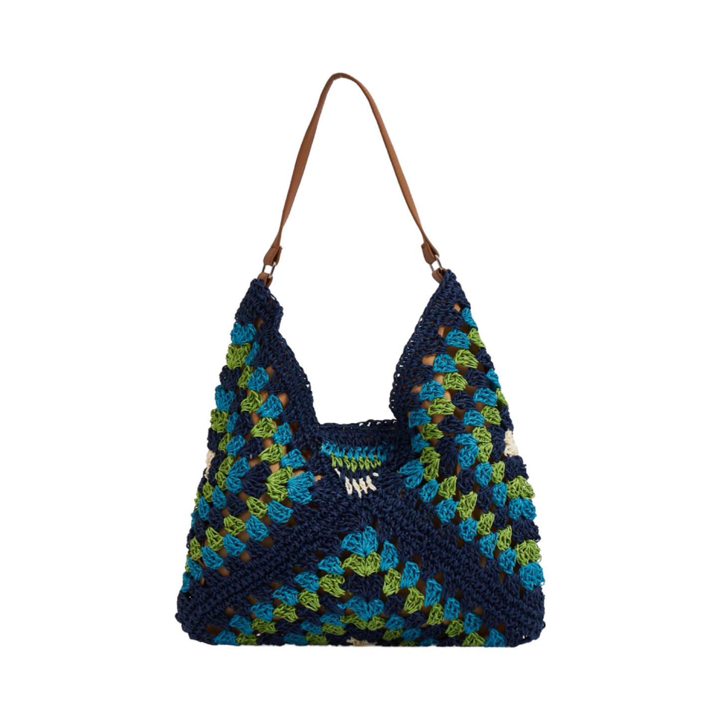 Everyday Earth – Woven Tote Bag – Multicolor Blue