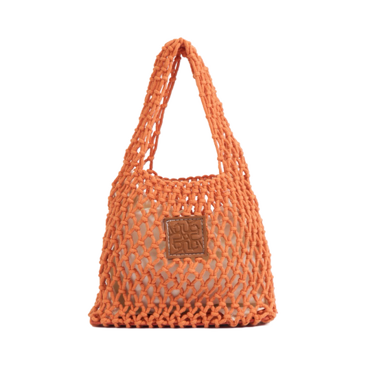 Knitted Mini Bag - Orange
