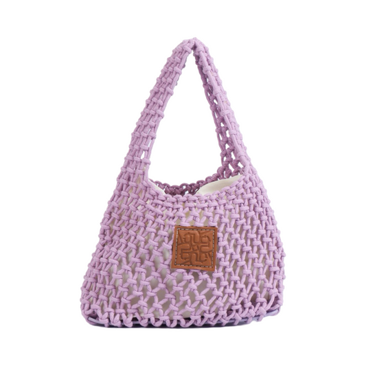 Knitted Mini Bag - Lilac