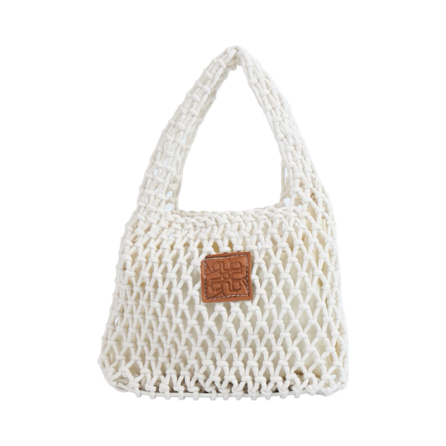 Knitted Mini Bag - White