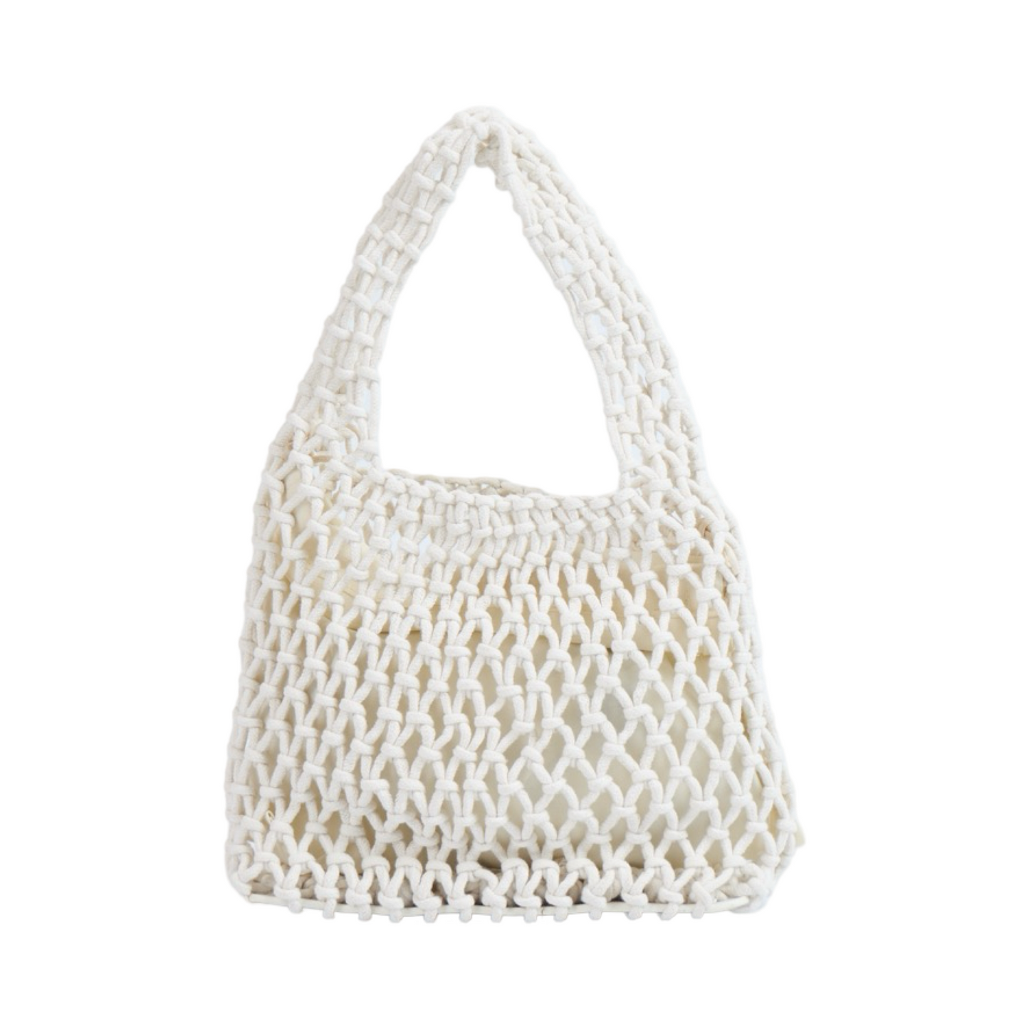 Knitted Mini Bag - White