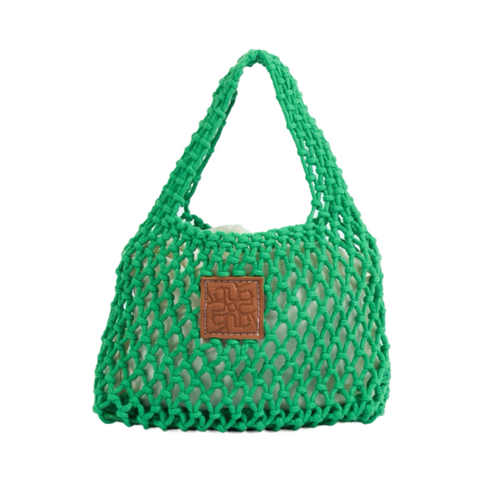 Knitted Mini Bag - Green