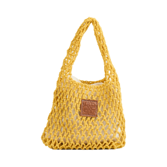 Knitted Mini Bag - Yellow
