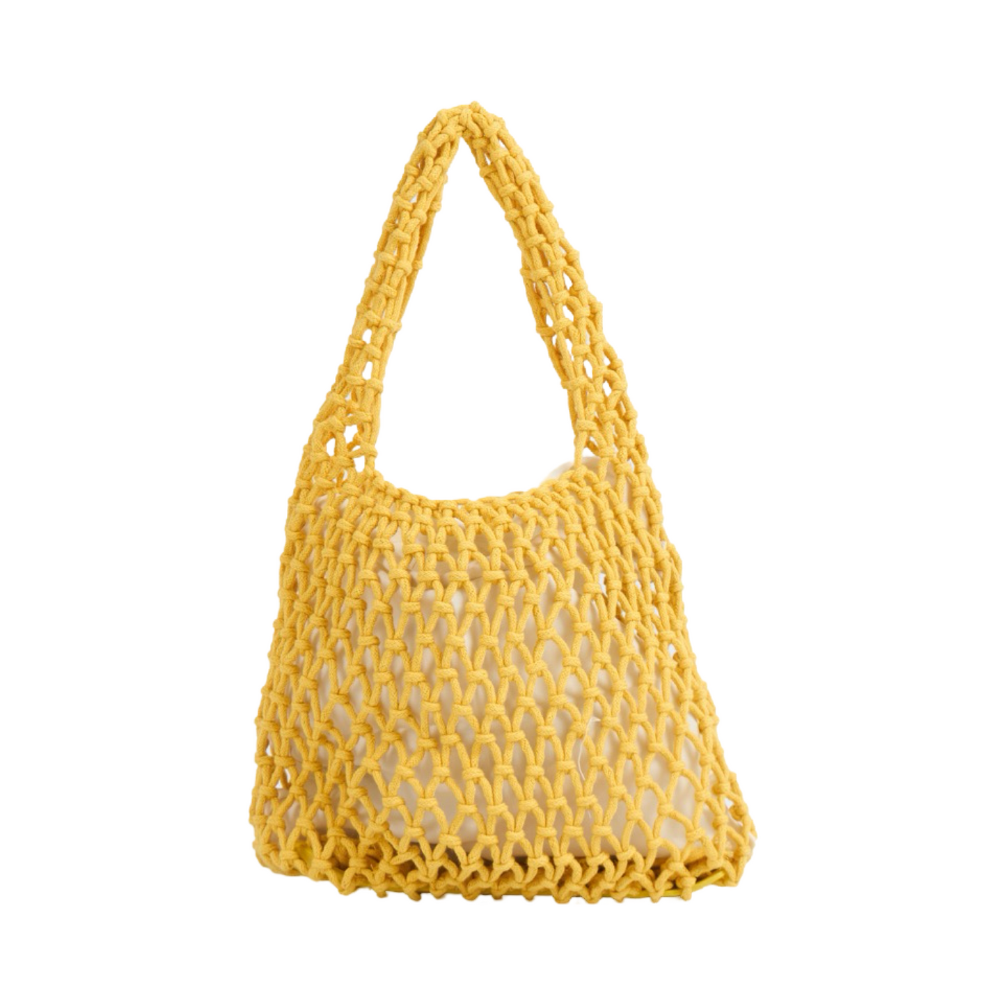 Knitted Mini Bag - Yellow