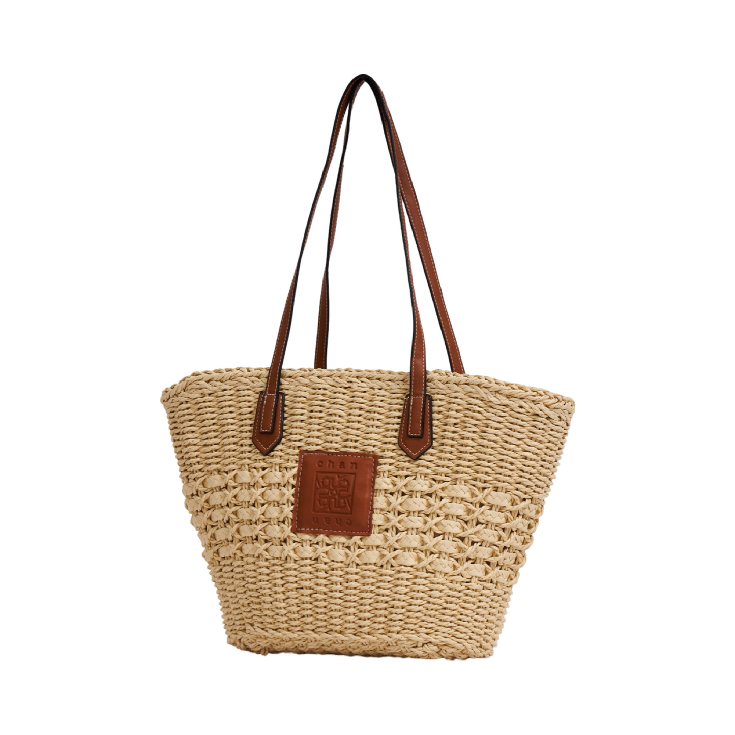 Everyday Earth – Straw Tote Bag – Beige