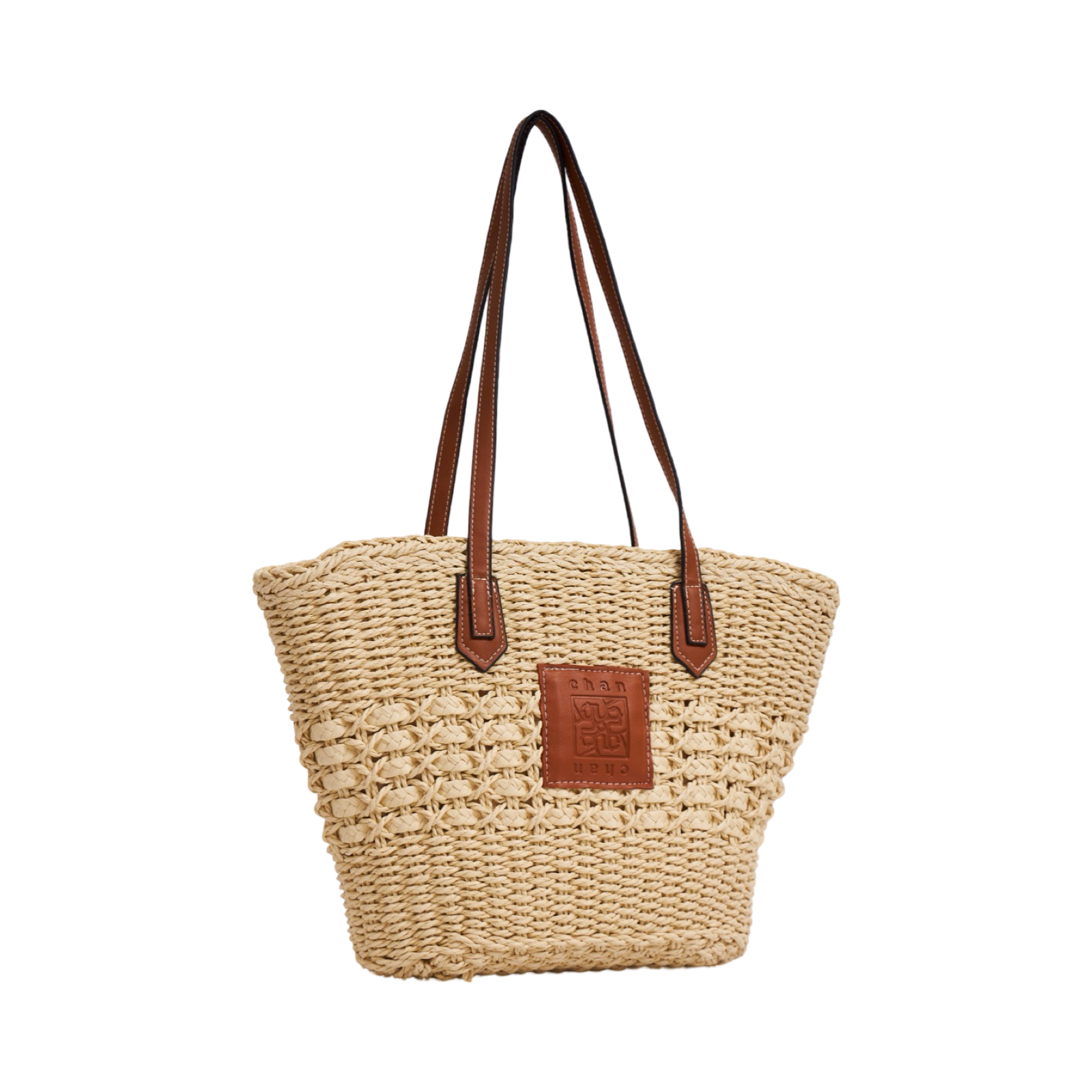 Everyday Earth – Straw Tote Bag – Beige