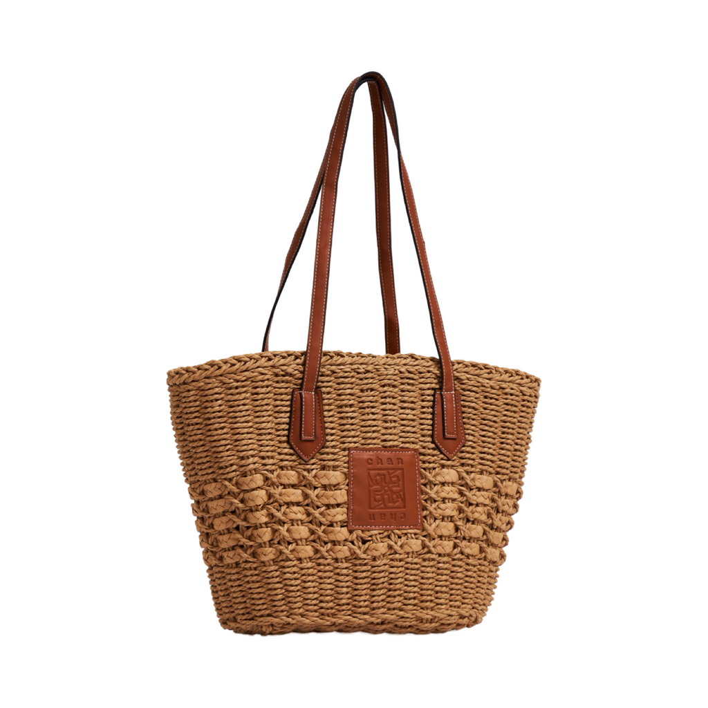 Everyday Earth – Straw Tote Bag – Brown