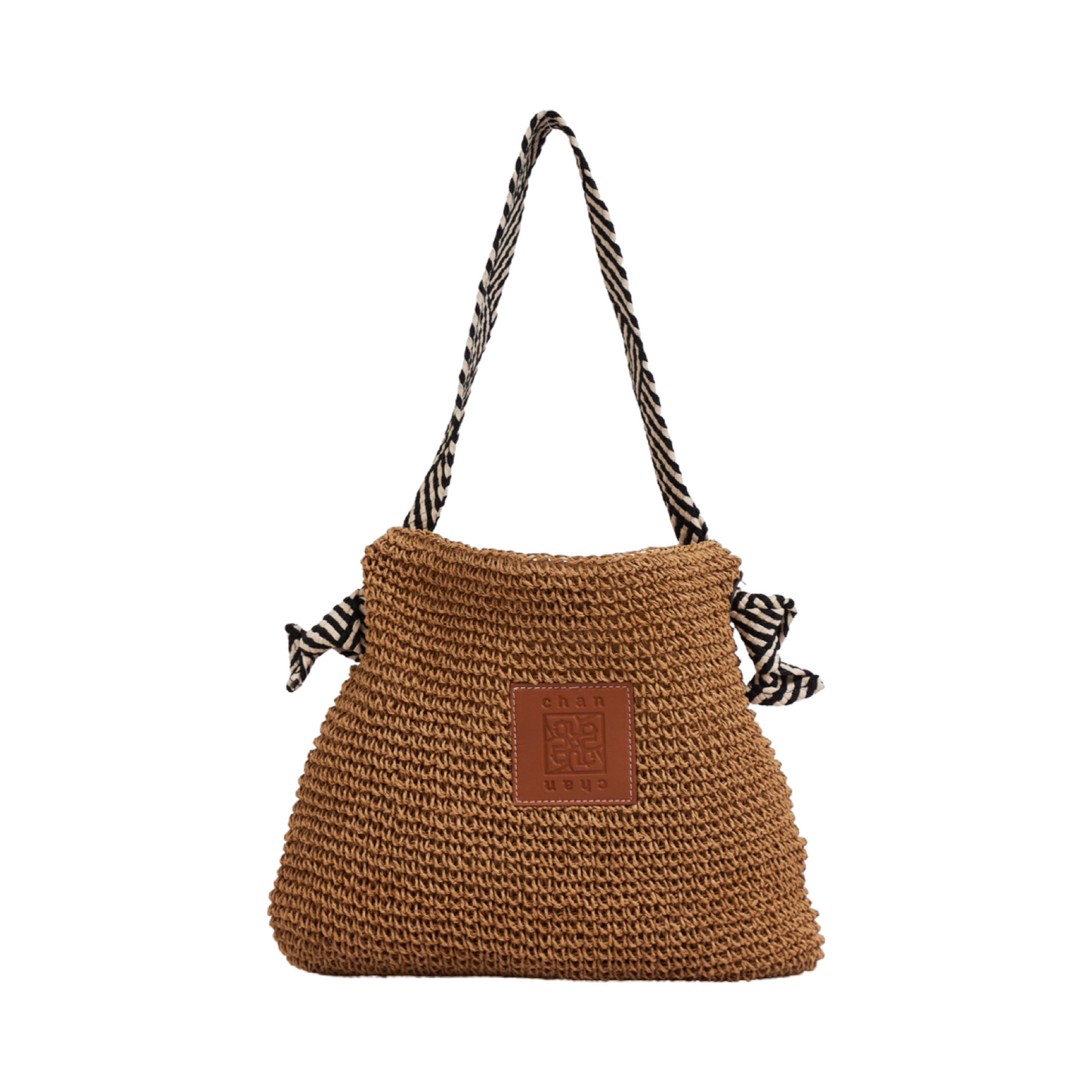 Everyday Earth – Straw Tote Bag – Brown