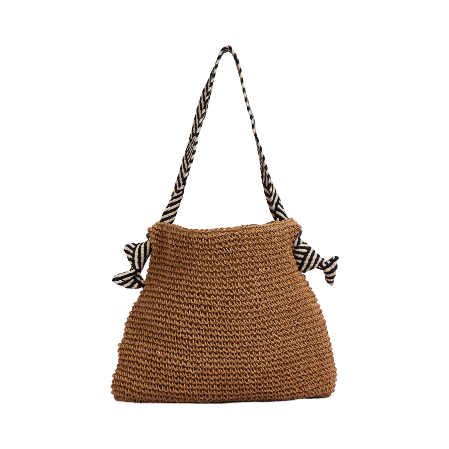 Everyday Earth – Straw Tote Bag – Brown