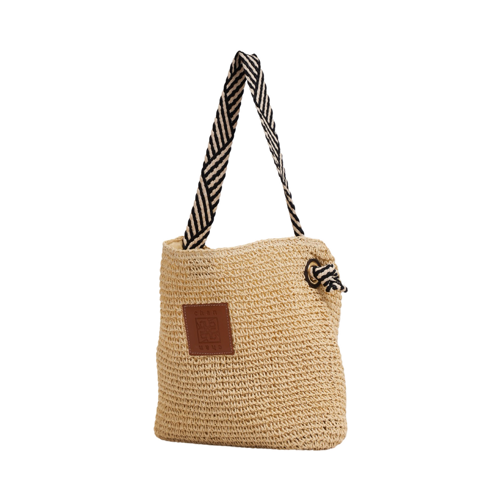 Everyday Earth – Straw Tote Bag – Beige